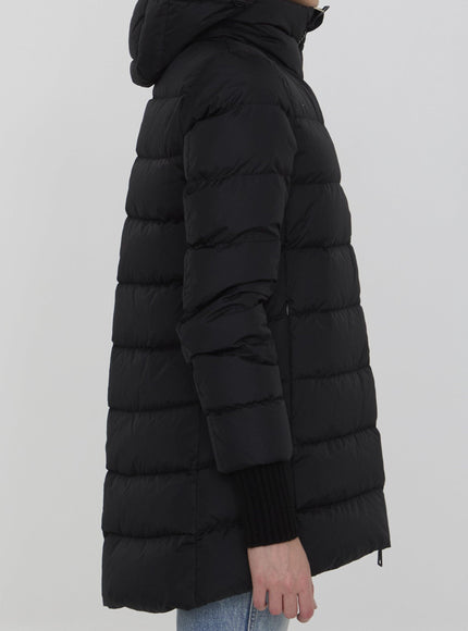 Herno Down Jacket In Nylon Black - Ellie Belle