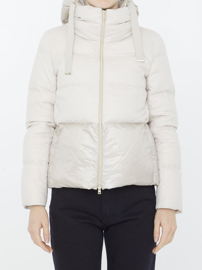 Herno Silk And Cashmere Down Jacket - Ellie Belle