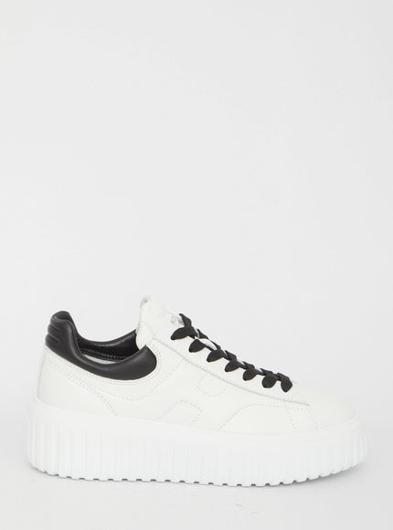 Hogan H-Stripes Low Top Platform Sneakers - Ellie Belle