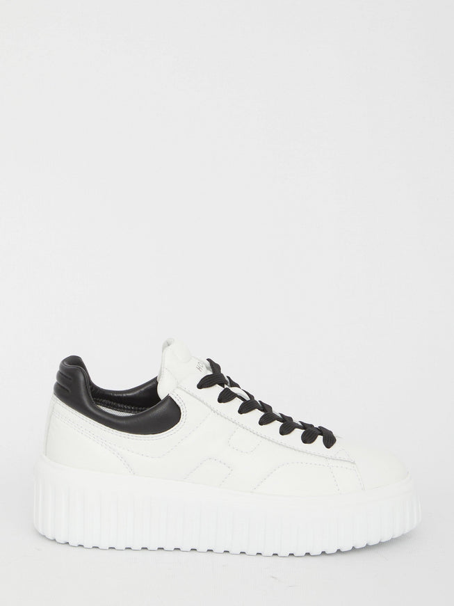 Hogan H-Stripes Low Top Platform Sneakers - Ellie Belle