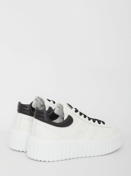 Hogan H-Stripes Low Top Platform Sneakers - Ellie Belle