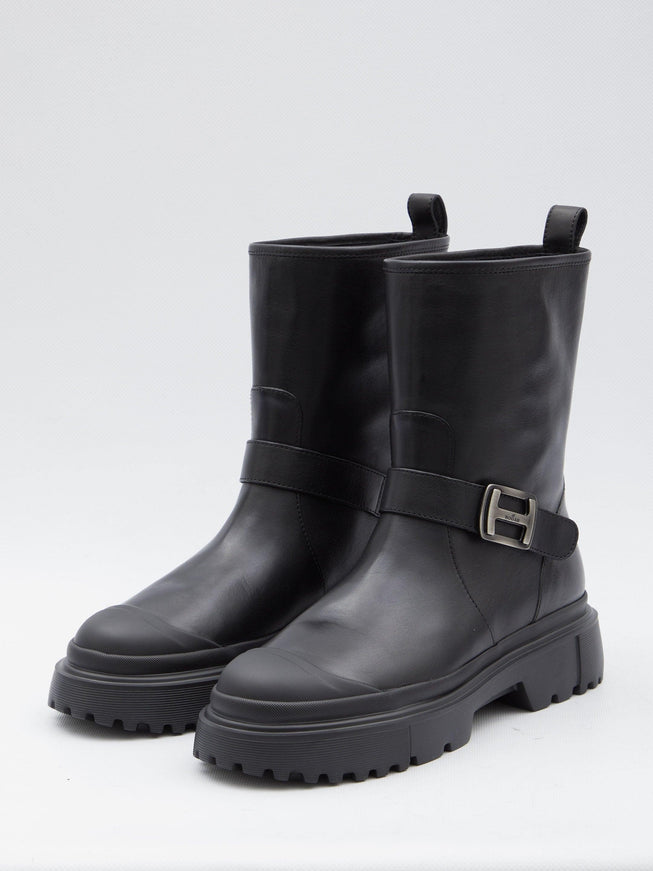 Hogan H619 Biker Boots - Ellie Belle