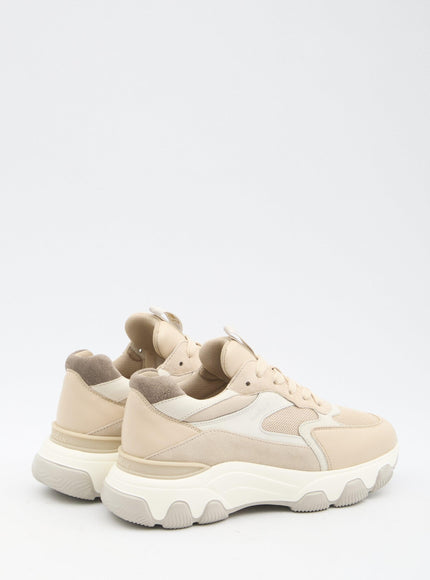 Hogan Hyperactive Sneakers in Beige - Ellie Belle