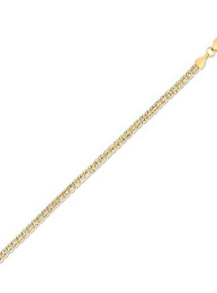 Ice Barrel Chain in 14k Yellow Gold (3.1 mm) - Ellie Belle