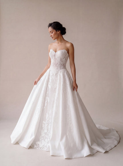 Ellie Belle Adeline Lace Ballgown Wedding Dress