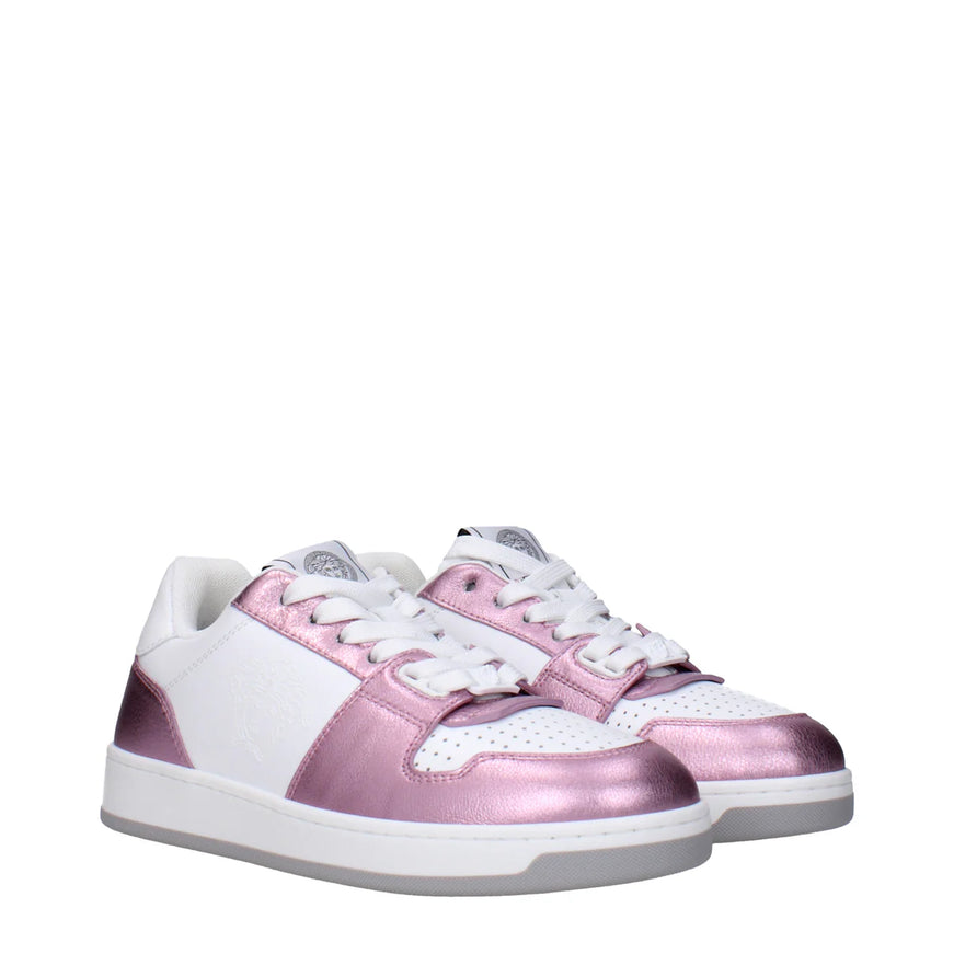 Versace Women's Medusa Logo Pink Sneakers