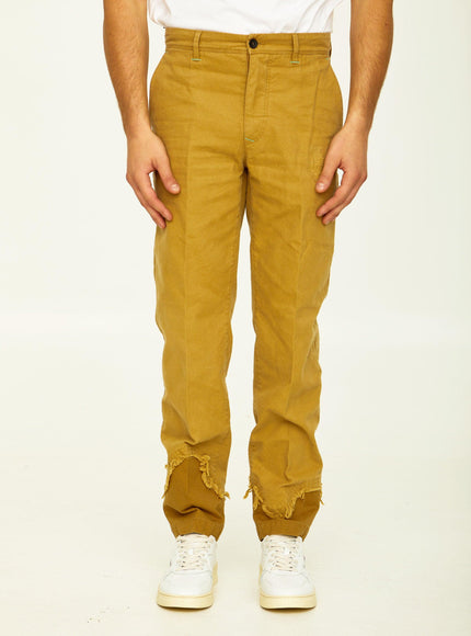 Incotex Red X Facetasm Camel Cotton Trousers - Ellie Belle