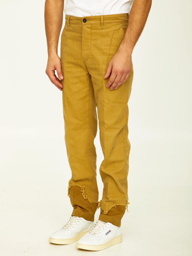 Incotex Red X Facetasm Camel Cotton Trousers - Ellie Belle