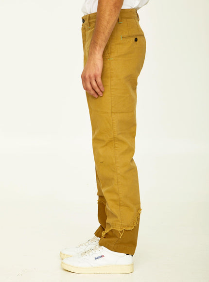 Incotex Red X Facetasm Camel Cotton Trousers - Ellie Belle