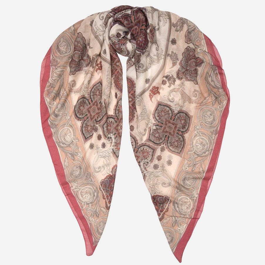 Elizabetta Venere Modal Cashmere Scarf One Size Pink