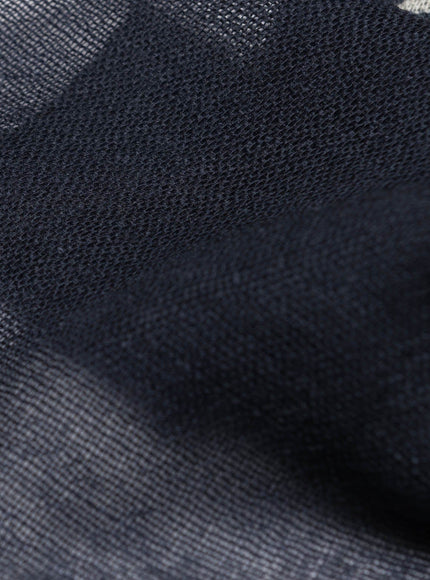 Elizabetta Bosco Wool Scarf - Navy