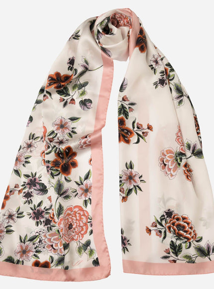 Elizabetta Bella Silk Scarf/Shawl - Rose