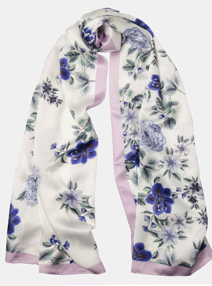 Elizabetta Bella Silk Scarf/Shawl - Purple Lavender