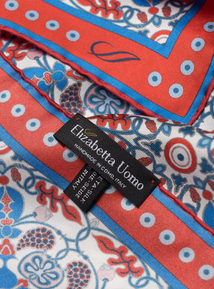 Elizabetta Barbaresco Silk Neckerchief - Red