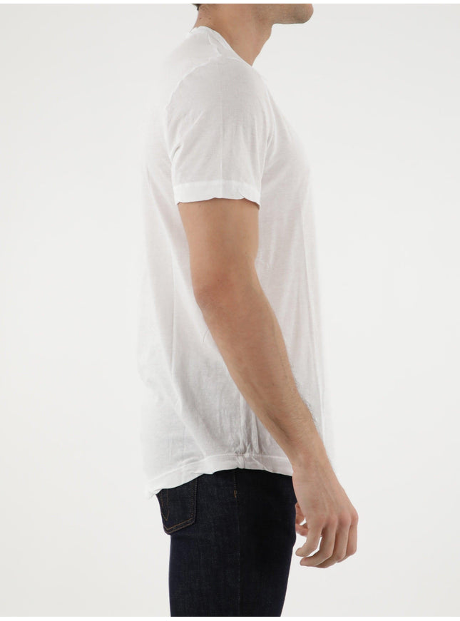James Perse White Cotton T-shirt - Ellie Belle