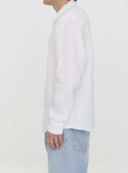 James Perse White Linen Shirt - Ellie Belle