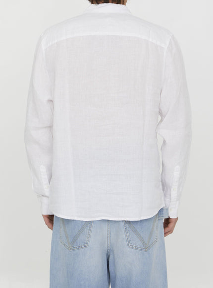 James Perse White Linen Shirt - Ellie Belle