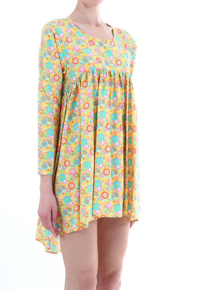 Jeremy Scott Yellow Floral Dress - Ellie Belle