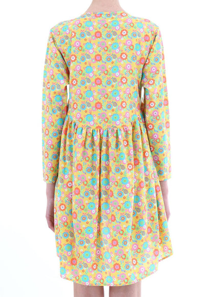 Jeremy Scott Yellow Floral Dress - Ellie Belle