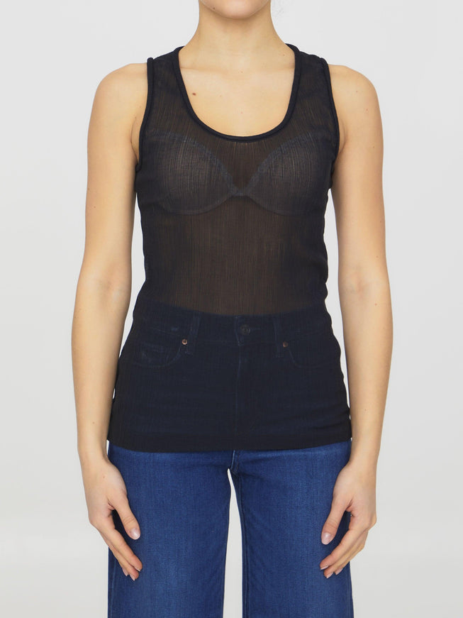 Jil Sander Semi-sheer Tank Top - Ellie Belle