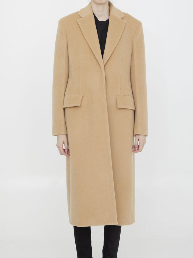 Jil Sander Single-breasted Wool Coat - Ellie Belle