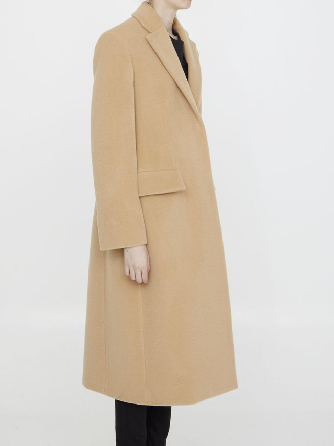 Jil Sander Single-breasted Wool Coat - Ellie Belle