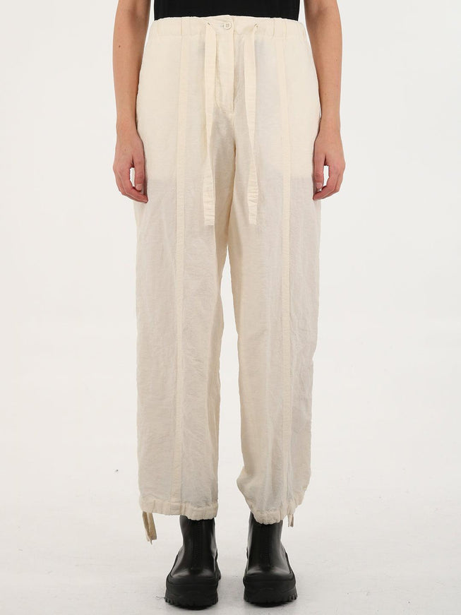 Jil Sander Trousers With Drawstring - Ellie Belle