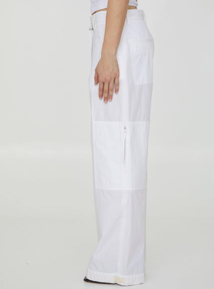 Jil Sander White Cotton Pants - Ellie Belle