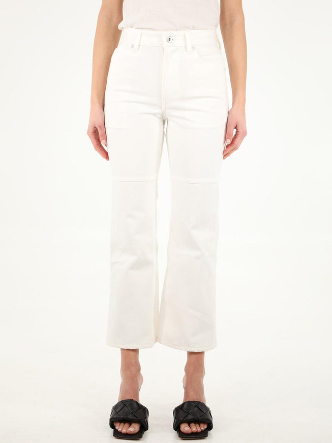 Jil Sander White Denim Jeans - Ellie Belle