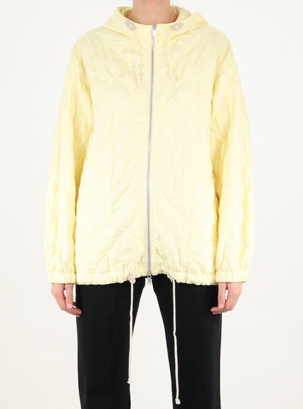 Jil Sander Yellow Quilted Jacket - Ellie Belle