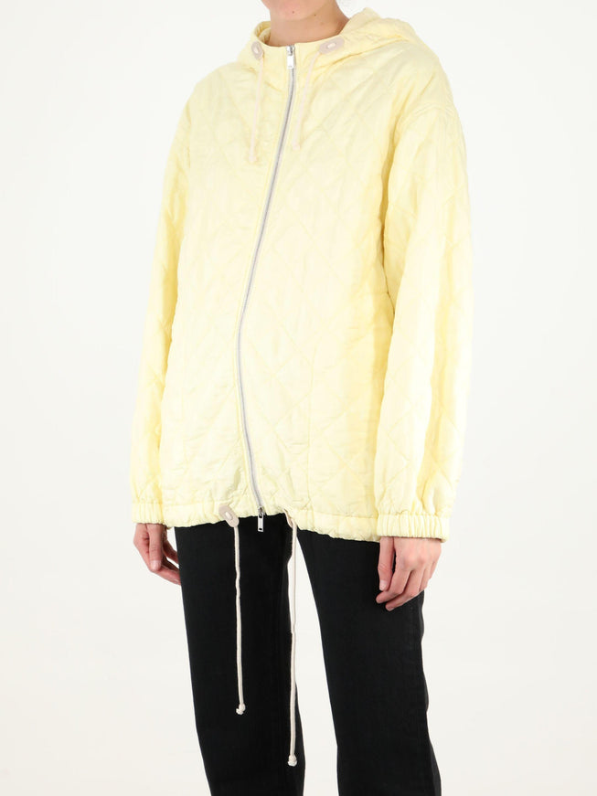 Jil Sander Yellow Quilted Jacket - Ellie Belle