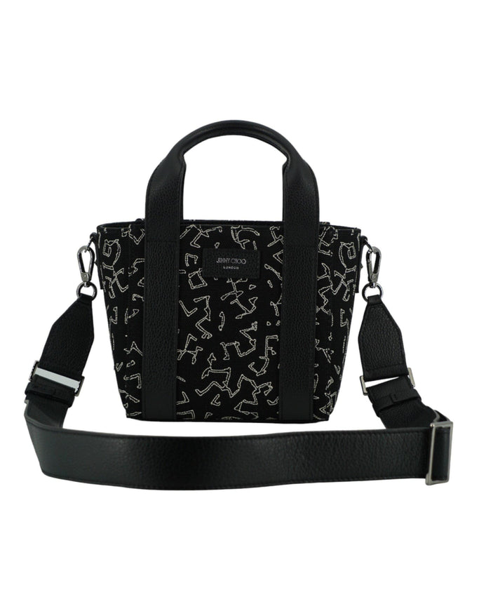 Jimmy Choo Artwork Printed Patent Leather Tote Bag - Ellie Belle