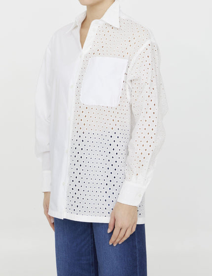 Kenzo Broderie Anglaise Cotton Shirt - Ellie Belle