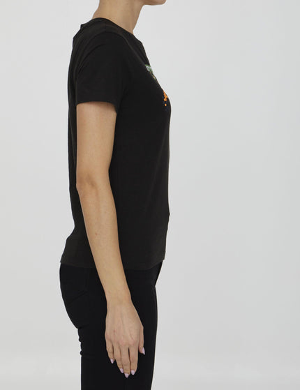 Kenzo Embroidered Black T-shirt - Ellie Belle