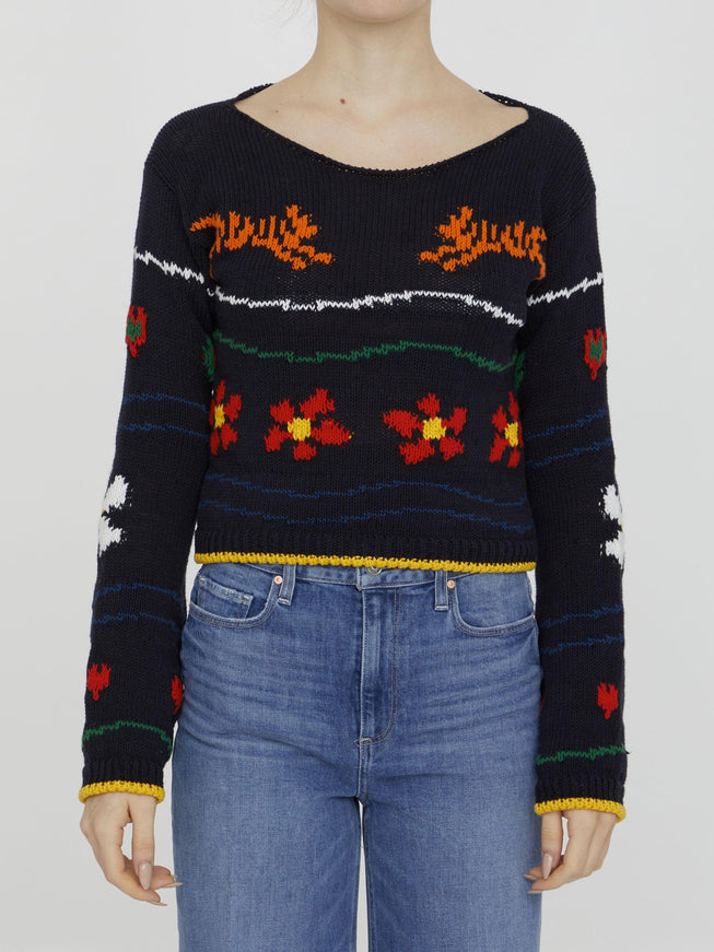 Kenzo Multicolor Embroidered Jumper - Ellie Belle