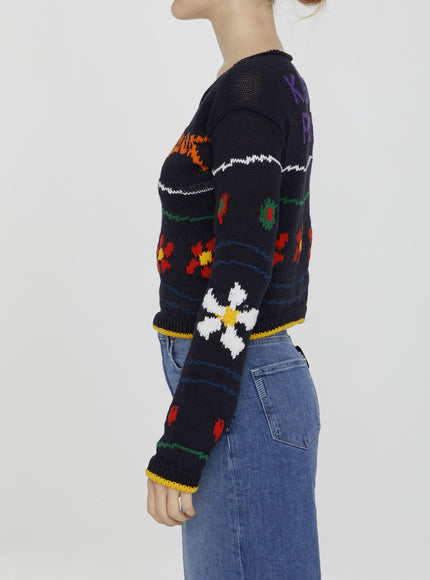 Kenzo Multicolor Embroidered Jumper - Ellie Belle