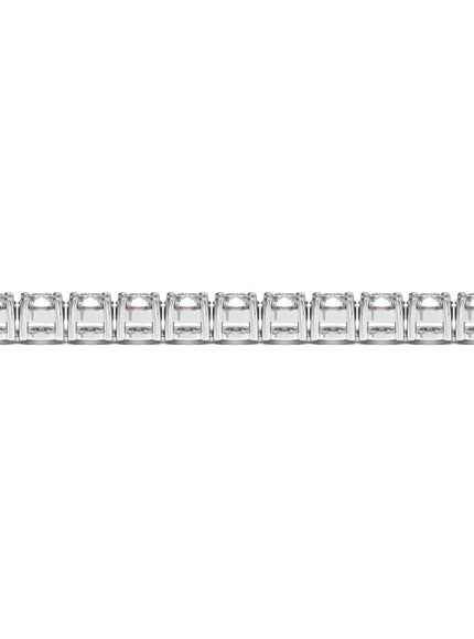 Lab Grown Round Diamond Tennis Bracelet in 14k White Gold (10 cctw F/G VS2/SI1) - Ellie Belle