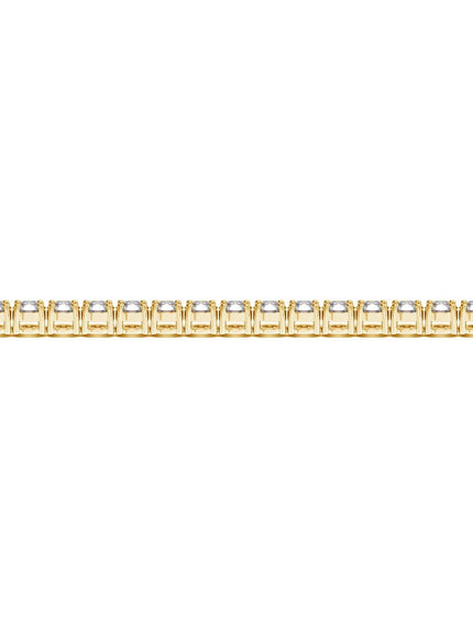 Lab Grown Round Diamond Tennis Bracelet in 14k Yellow Gold (3 cctw F/G VS2/SI1) - Ellie Belle