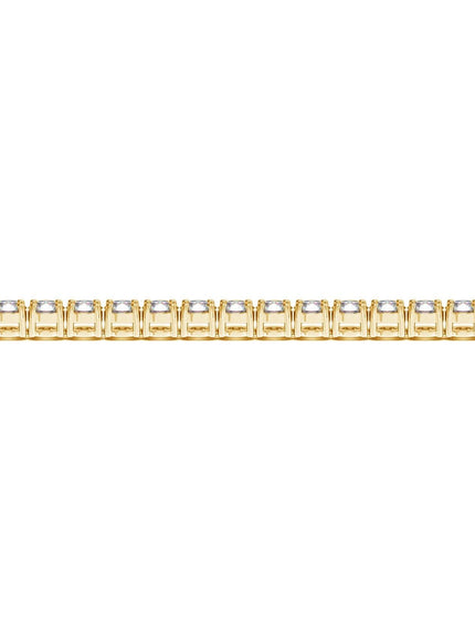 Lab Grown Round Diamond Tennis Bracelet in 14k Yellow Gold (4 cctw F/G VS2/SI1) - Ellie Belle