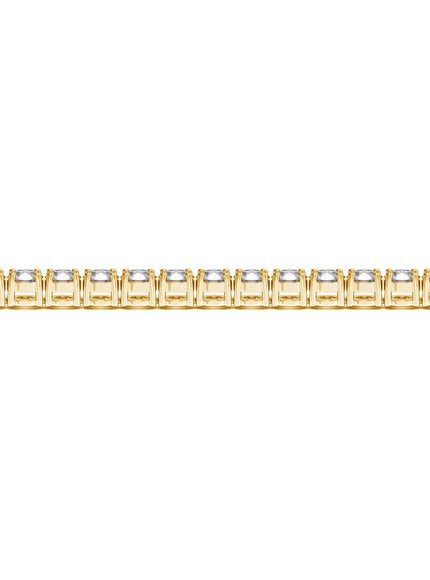 Lab Grown Round Diamond Tennis Bracelet in 14k Yellow Gold (5 cctw F/G VS2/SI1) - Ellie Belle