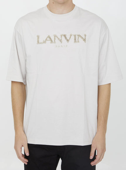 Lanvin Cotton T-shirt With Logo - Ellie Belle