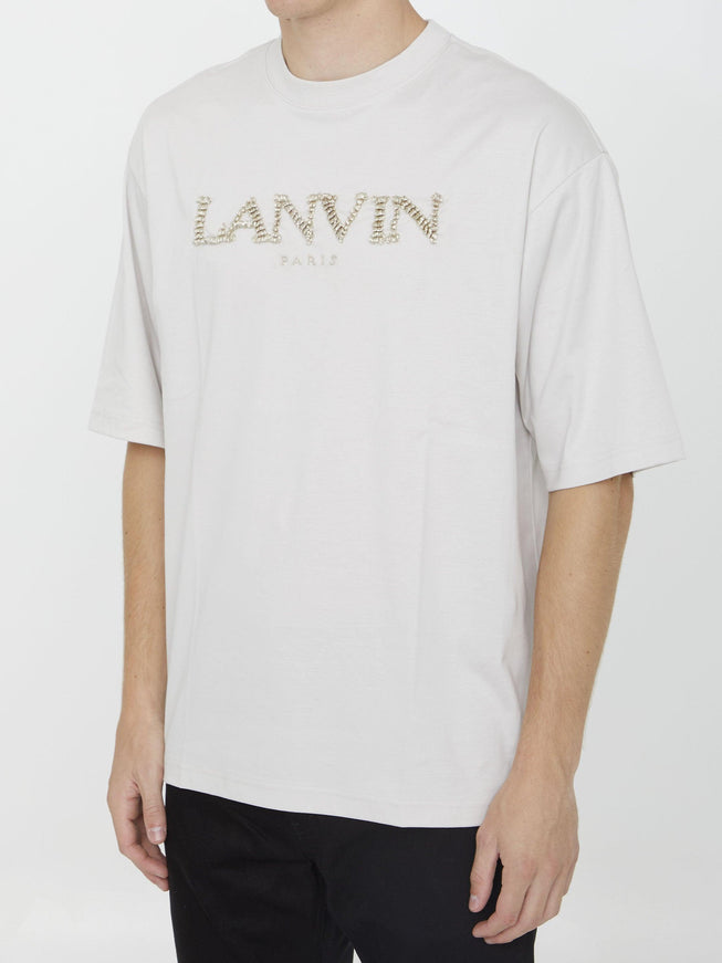 Lanvin Cotton T-shirt With Logo - Ellie Belle