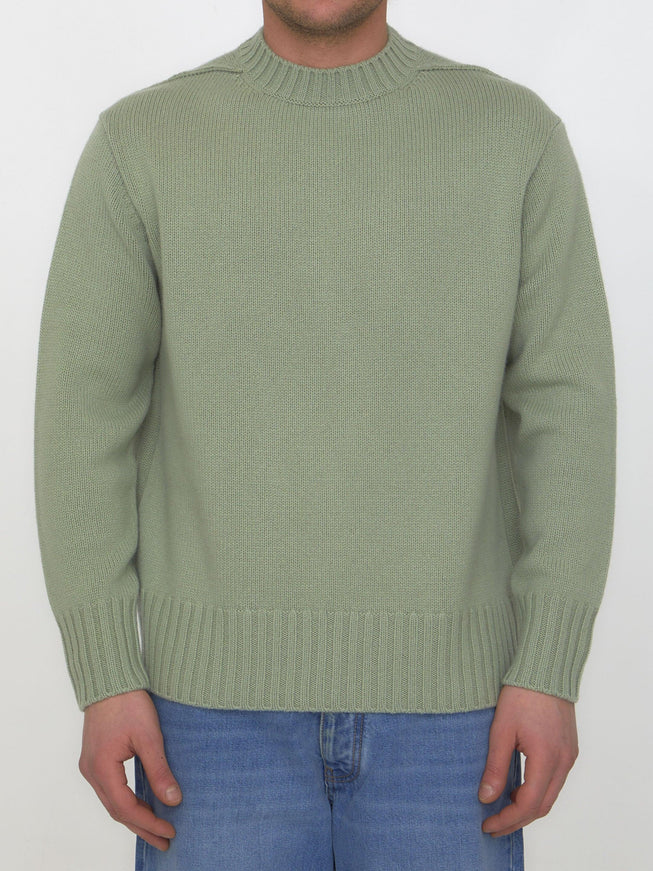 Lanvin Green Cashmere Sweater - Ellie Belle