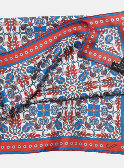 Elizabetta Barbaresco Silk Neckerchief - Red