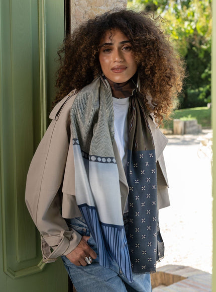 Elizabetta Atri Large Silk Scarf