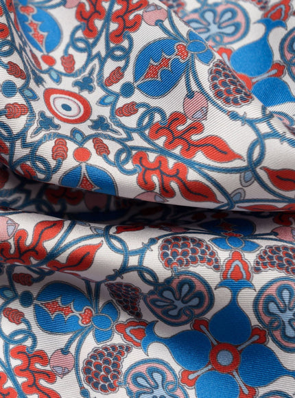 Elizabetta Barbaresco Silk Neckerchief - Red