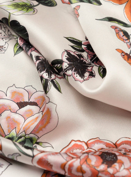 Elizabetta Bella Silk Scarf/Shawl - Rose