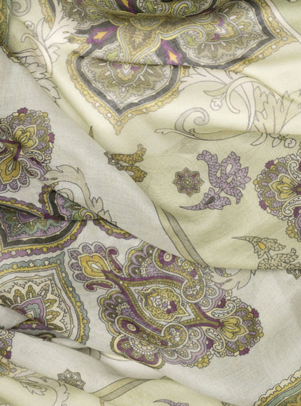 Elizabetta Venere Modal Cashmere Scarf in Mint Green, alternate styled view