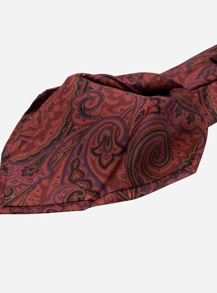 Elizabetta Cosimo Printed Madder Silk Tie