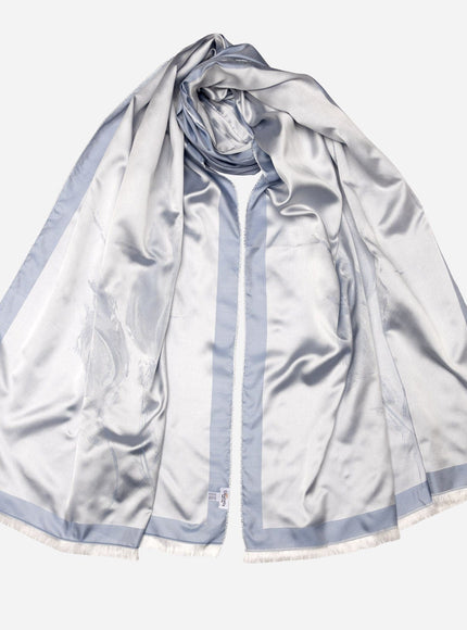 Elizabetta Fortuna Silk Shawl - Sky Blue